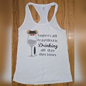 Large Women's Humerous Tank Top